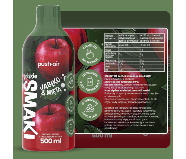 Dafi KONCENTRAT NAPOJU JABŁKO-MIĘTA  500ML - 1484361 - zdjęcie 2